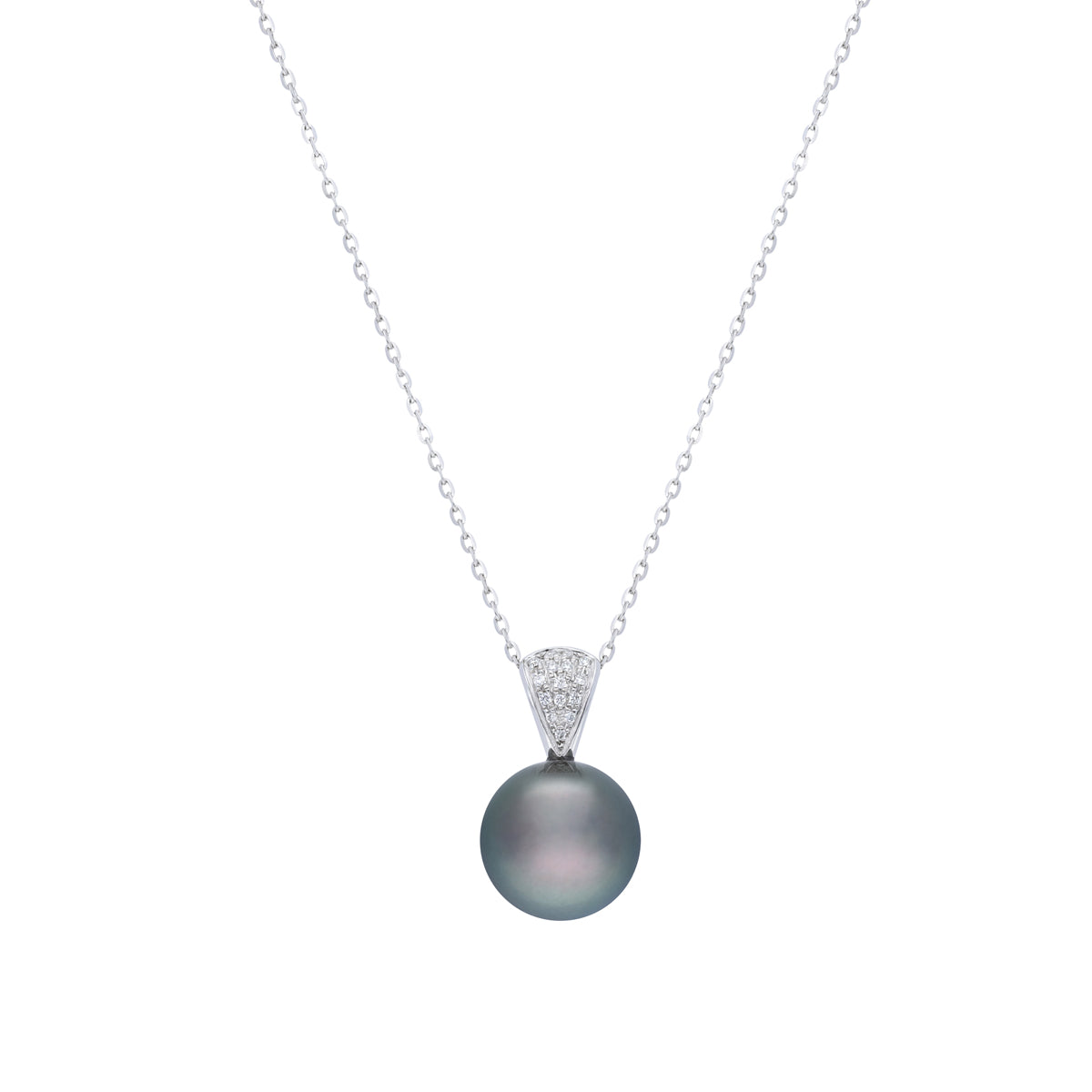 18k Pendant Chain With 9mm South Sea White Pearl