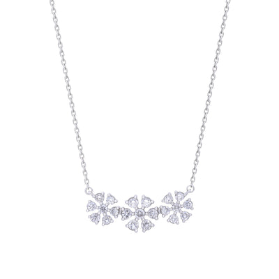 18k White Gold Diamond Necklace